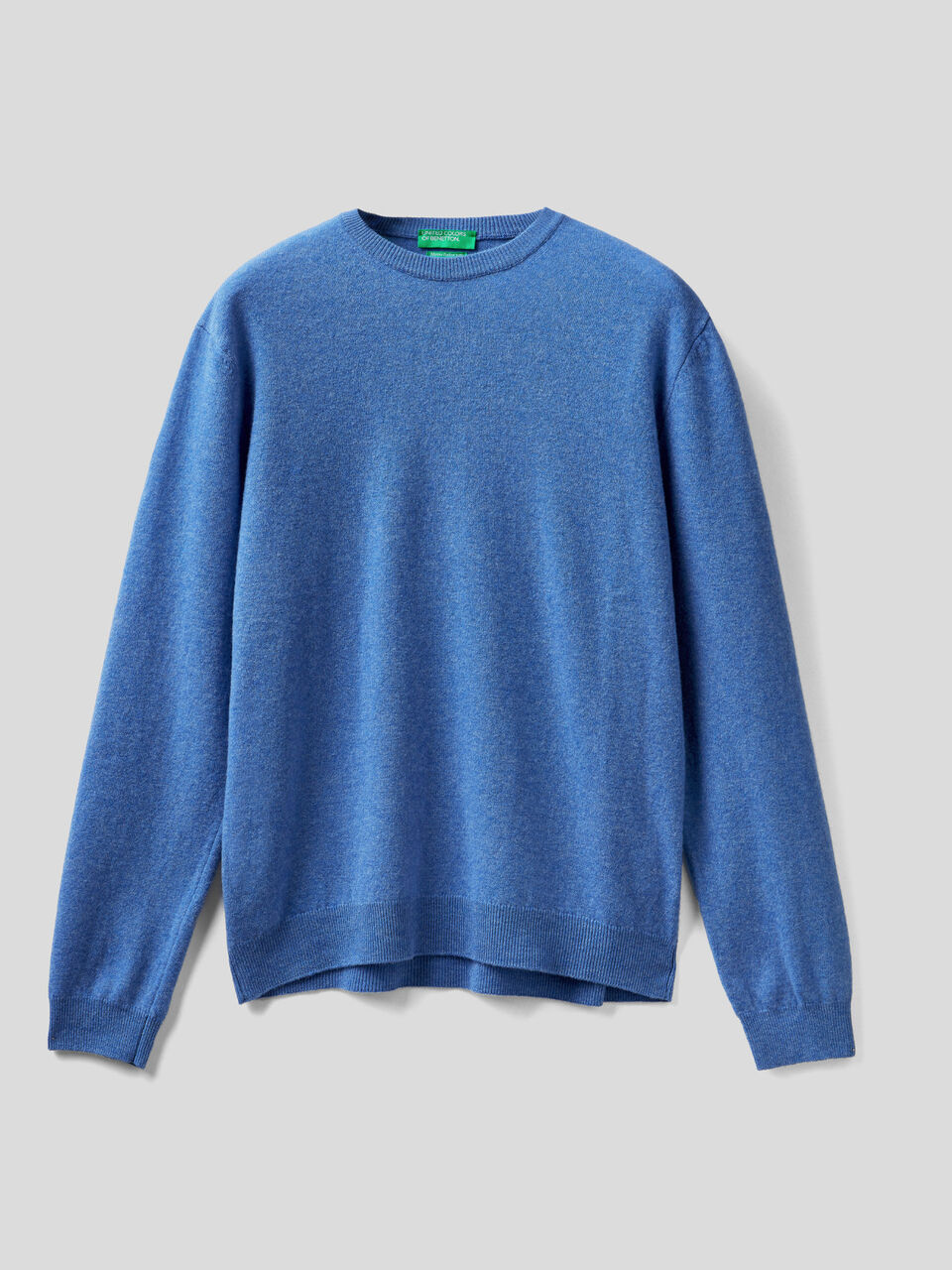 Pull col rond en pure laine vierge image number 1