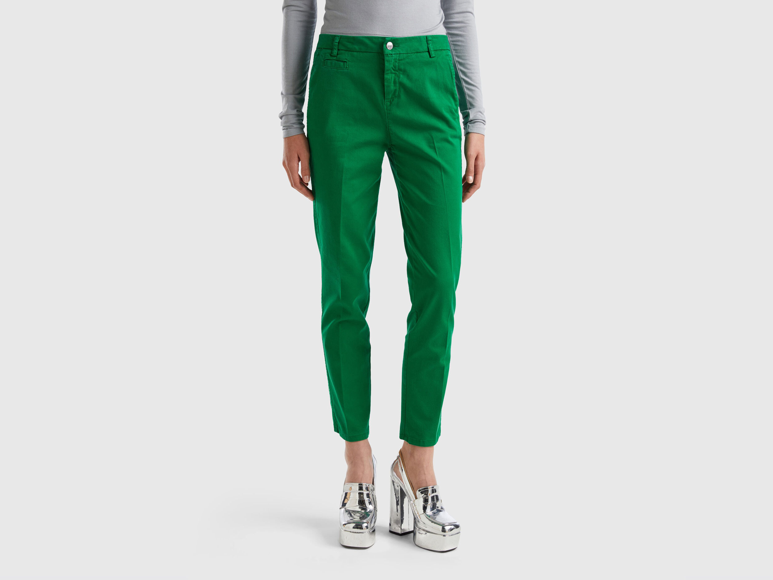 Chino clearance vert femme
