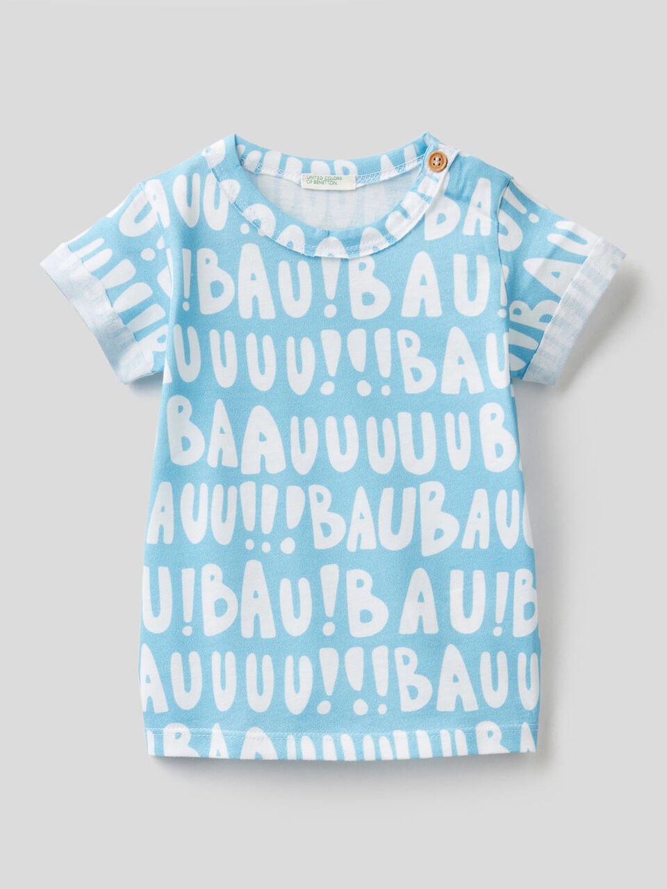 T-shirt imprimé en pur coton image number 1