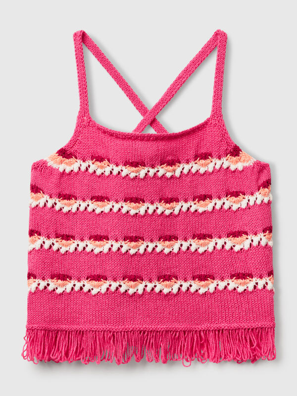 Haut au point de crochet Filles