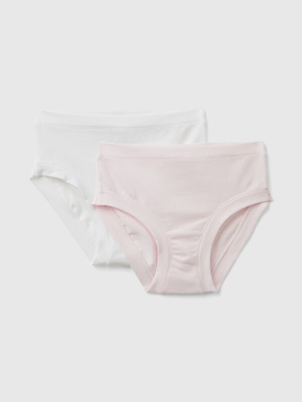 Deux culottes en coton super stretch Filles