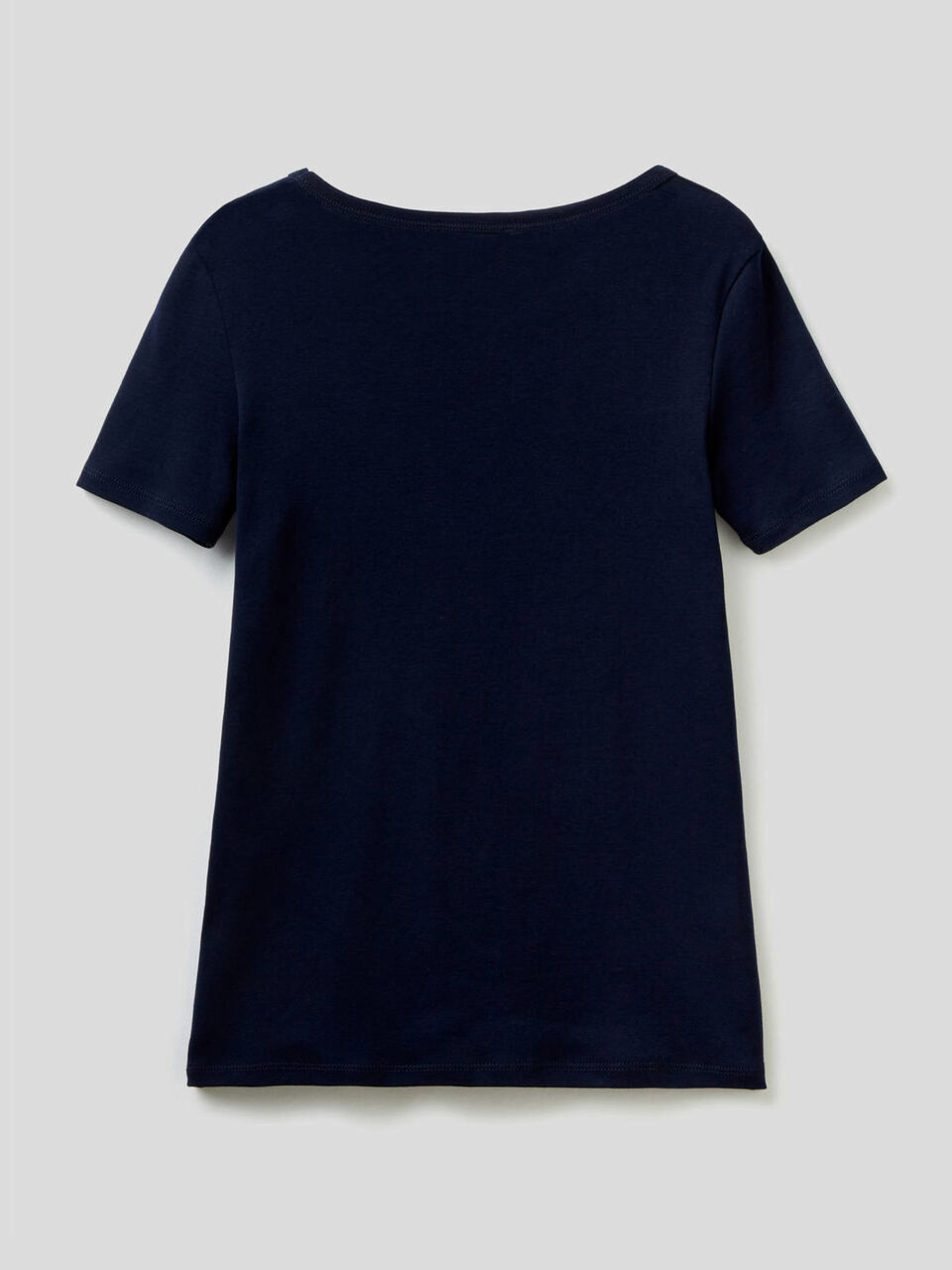 T-shirt pur coton à imprimé logo pailleté image number 2
