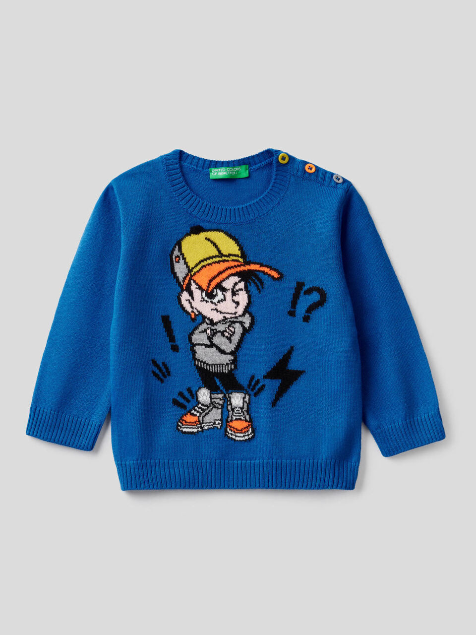 Pull avec motif en intarsia image number 1