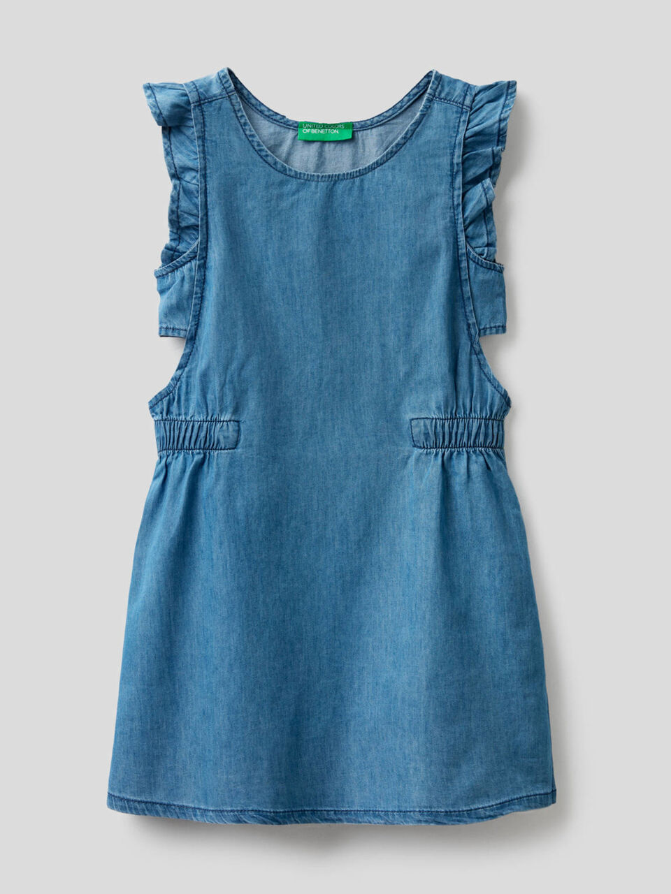 Petite robe en tissu chambray image number 1