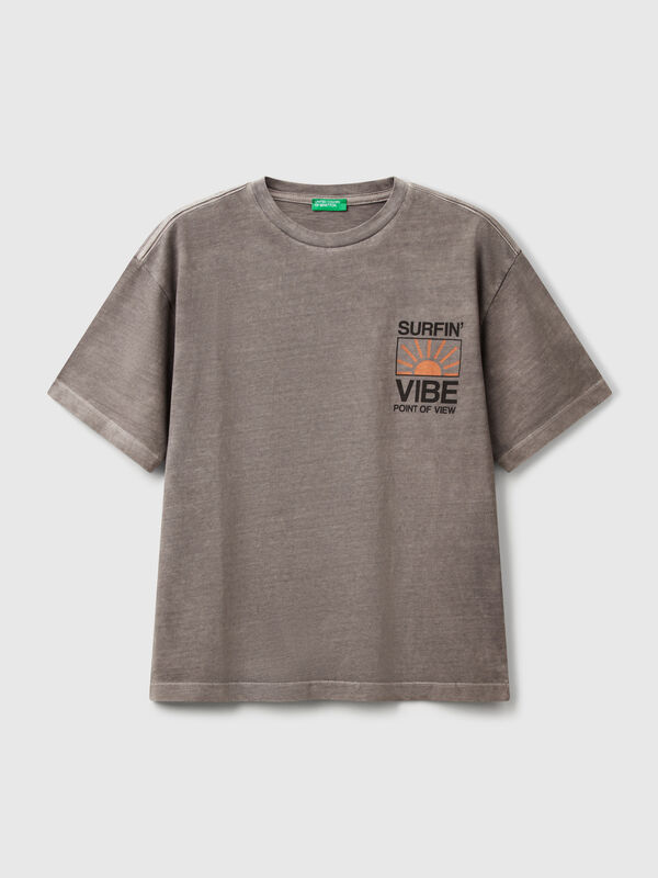 T-shirt avec imprimé devant et dos Garçon