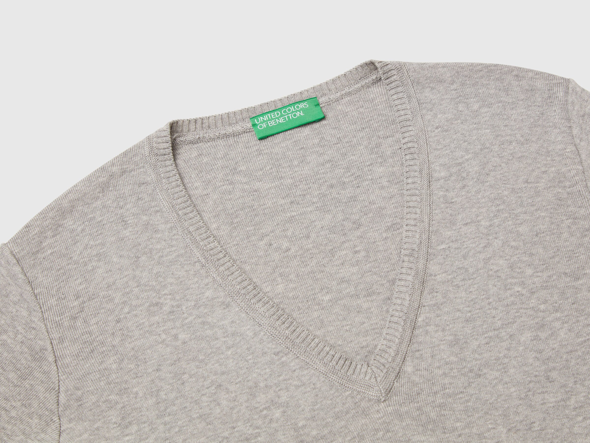 V NECK SWEATER L/S Femme image number 5