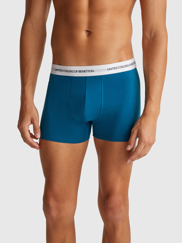 Boxer en coton extensible Homme