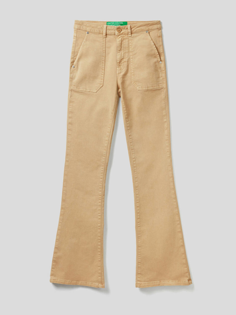 Pantalon en coton avec colorant naturel image number 1
