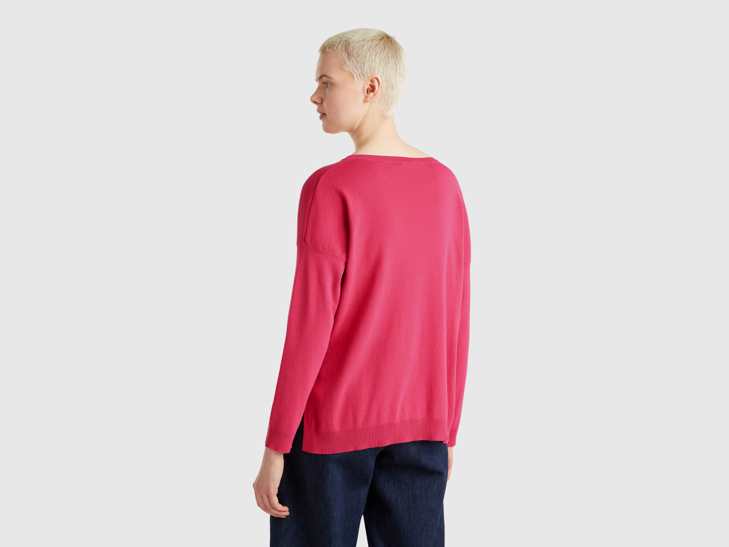 BOAT-NECK SWEAT.L/S Femme image number 1