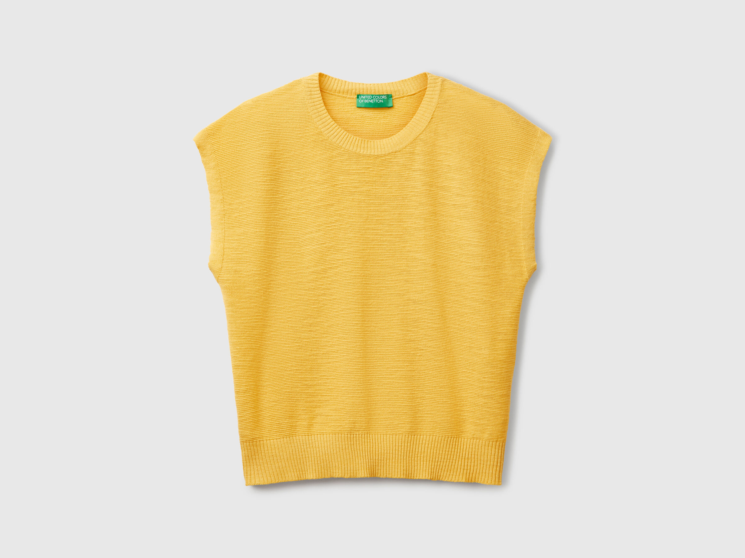 SLEEVELESS SWEATER Femme image number 3