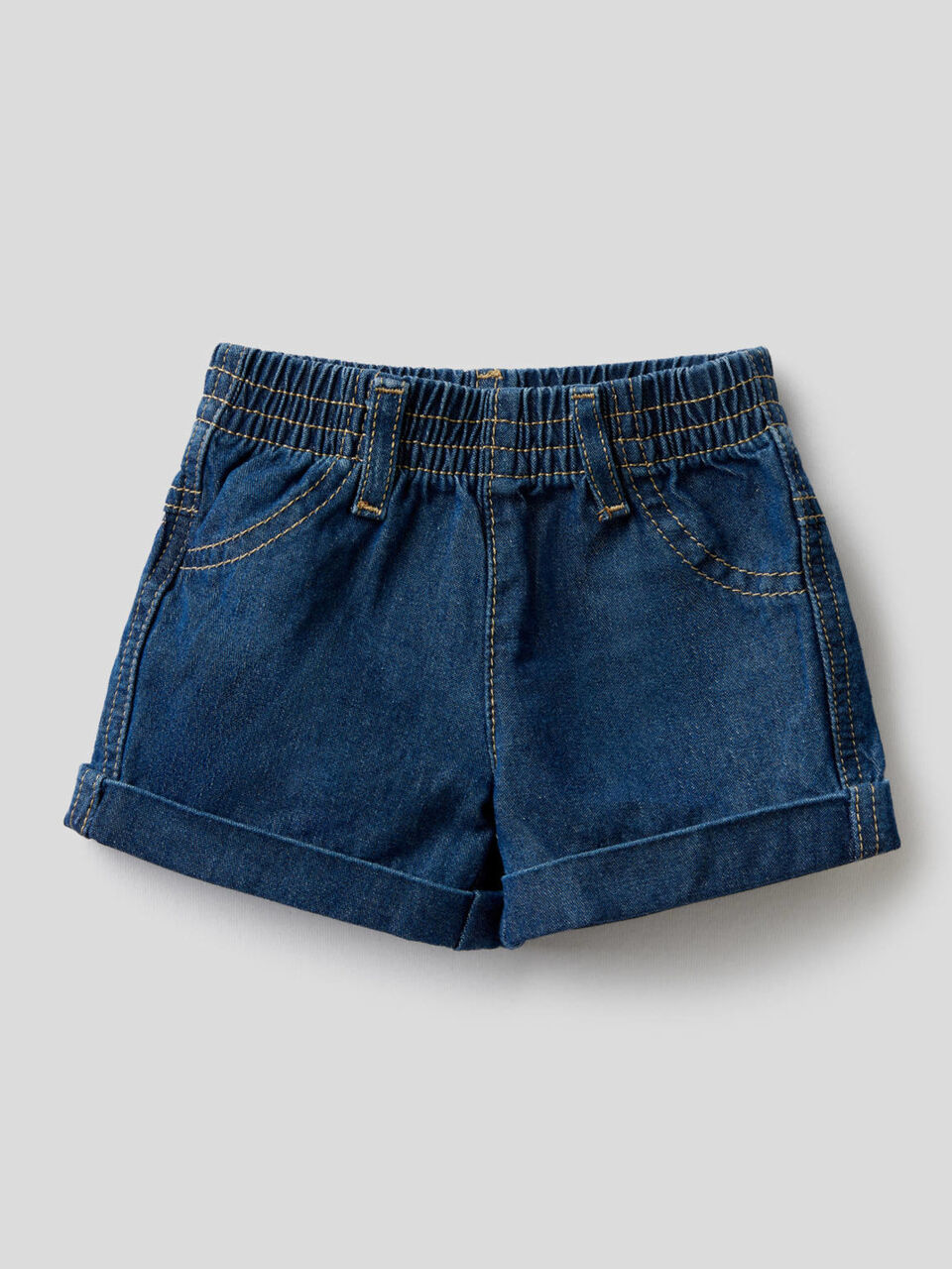 Short en denim de 100% coton image number 1
