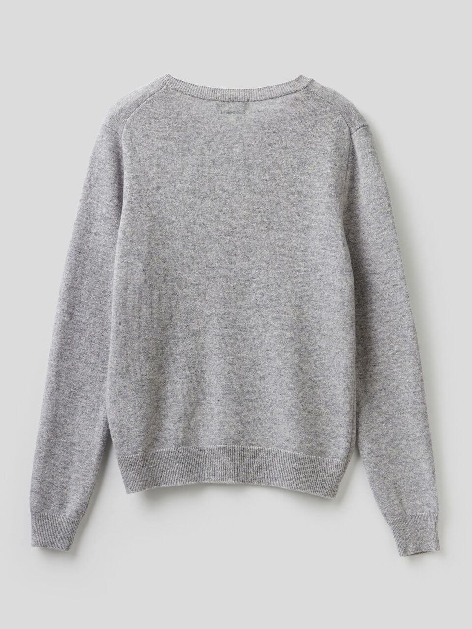 Pull col rond en pure laine vierge image number 2