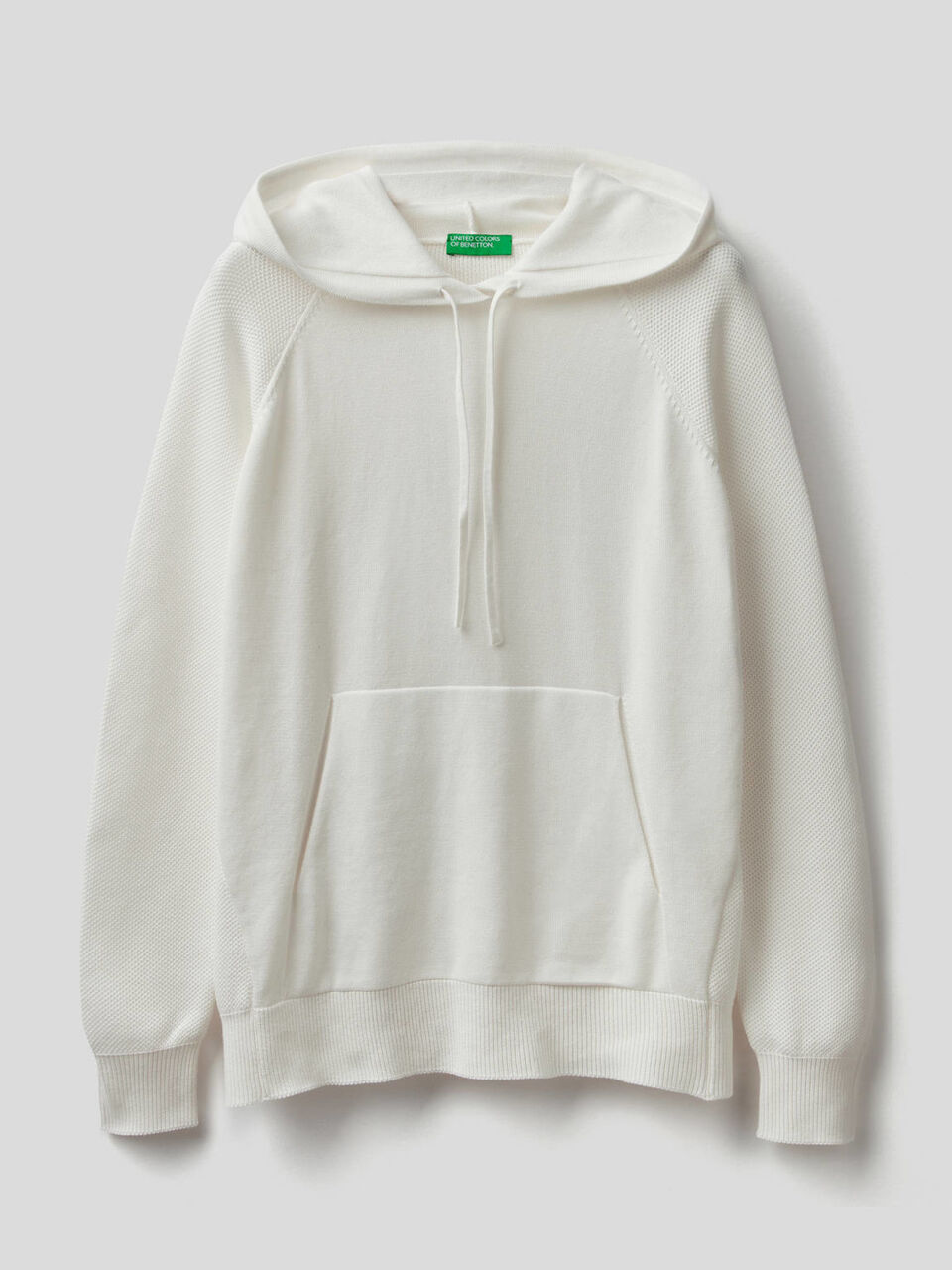 Pull avec capuche en coton image number 1