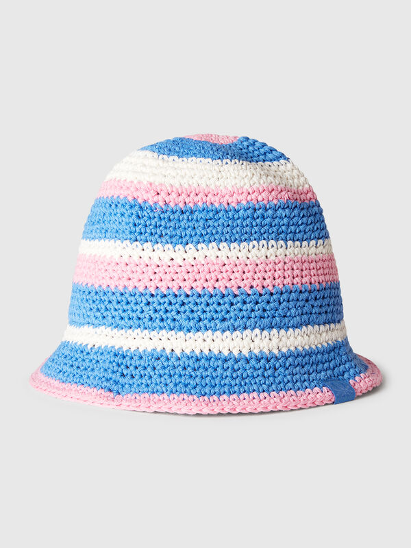 Chapeau style seau au crochet Filles