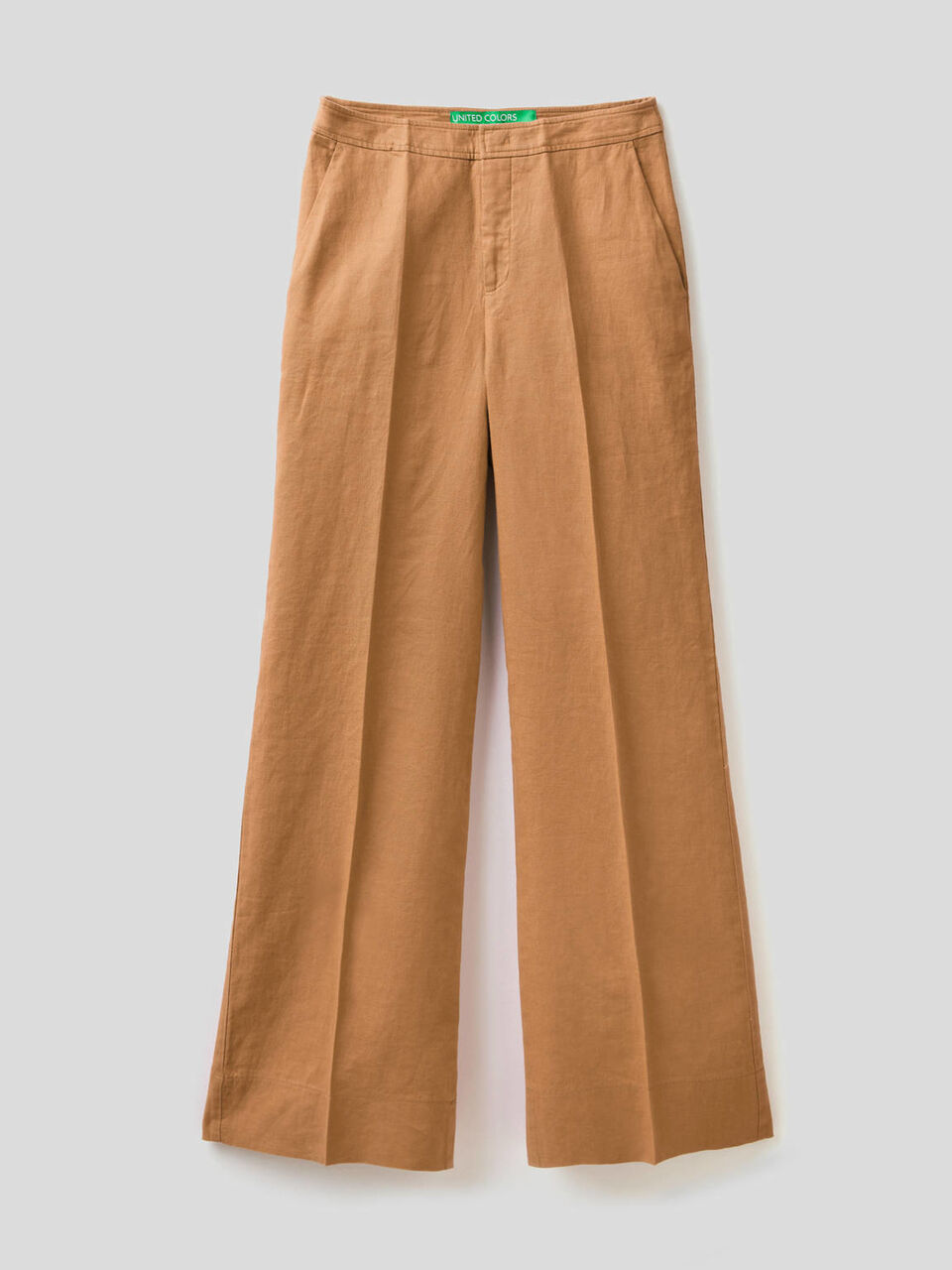 Pantalon palazzo 100% lin image number null