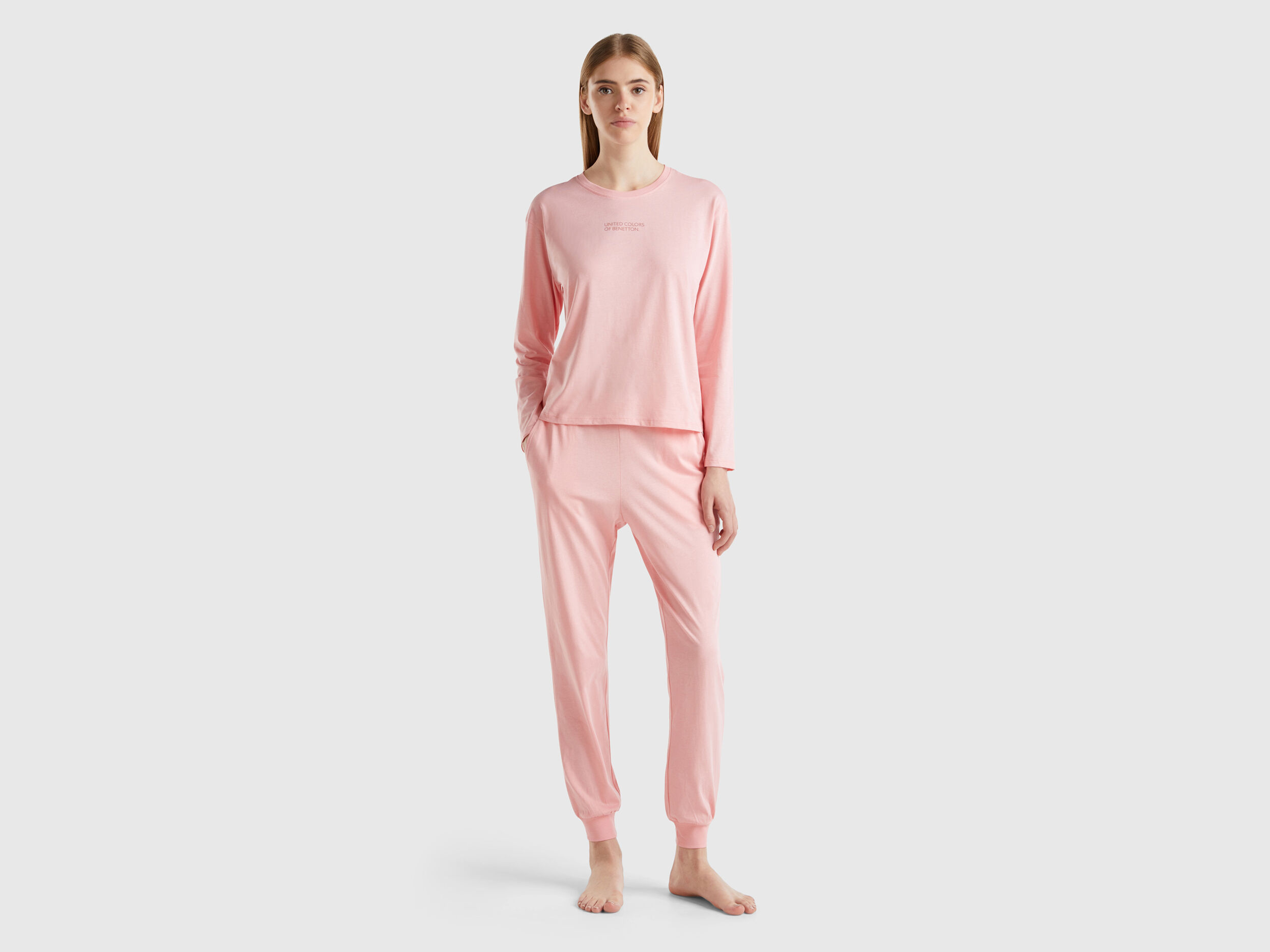 Pantalon pur coton femme clearance