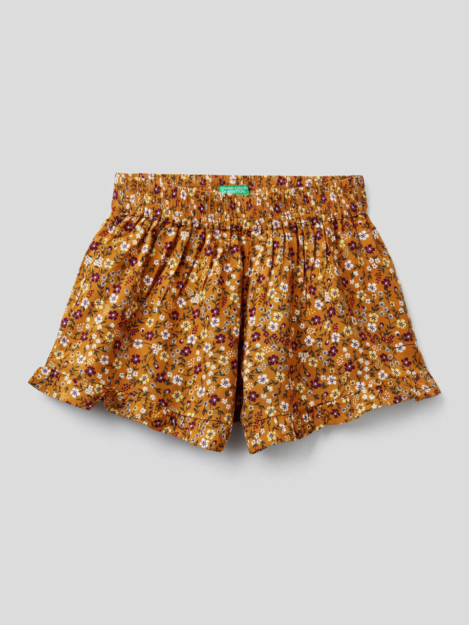 Short fluide avec imprimé à fleurs image number 1