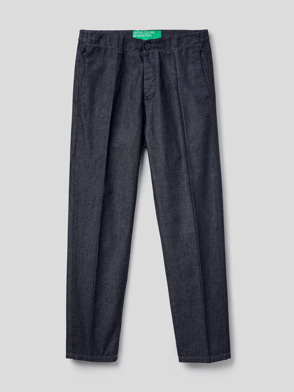 Pantalon en chambray de coton image number 1