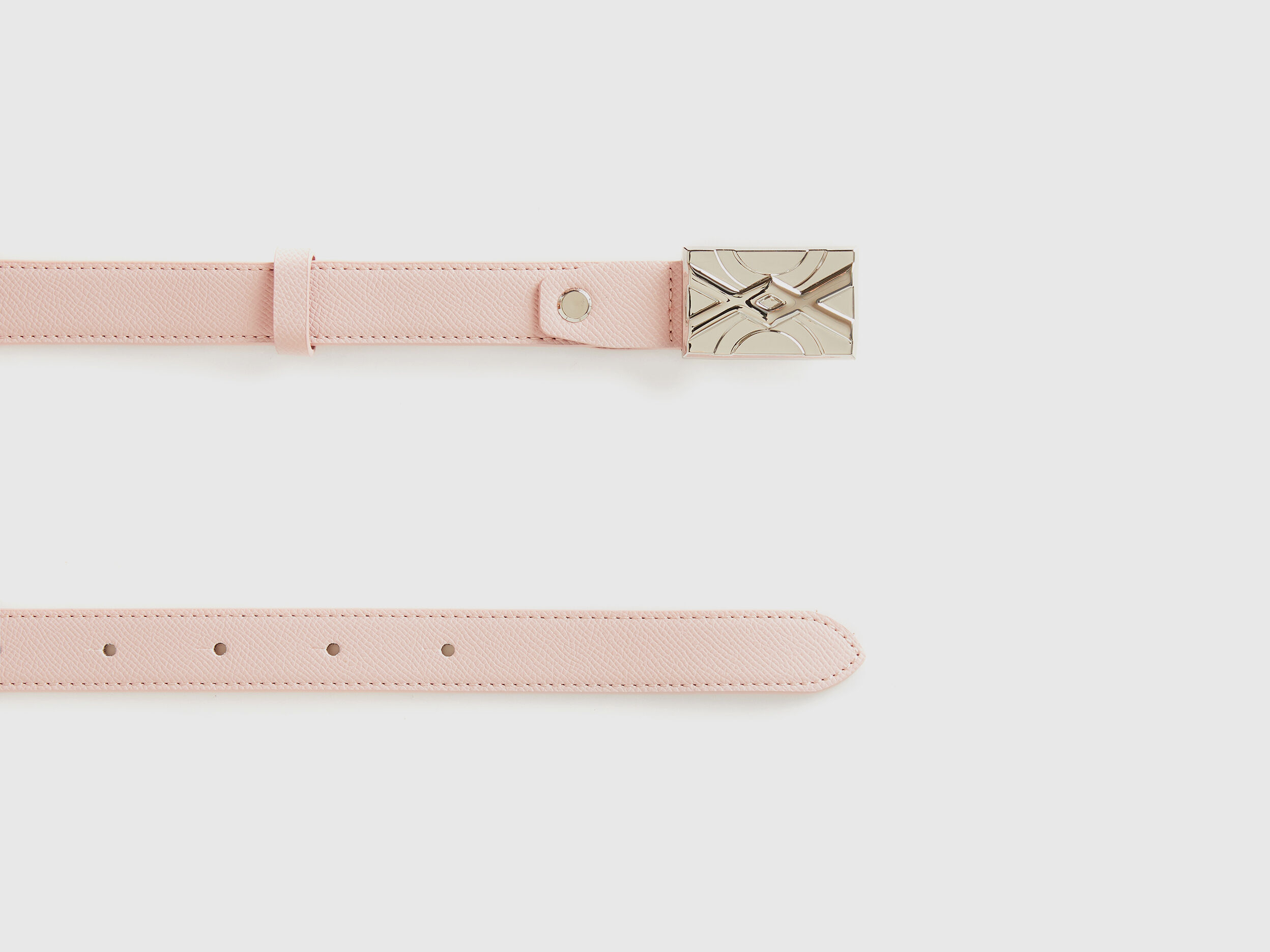 Ceinture fine rose poudré cheap