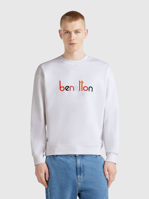 Sweat chaud avec logo brodé Homme