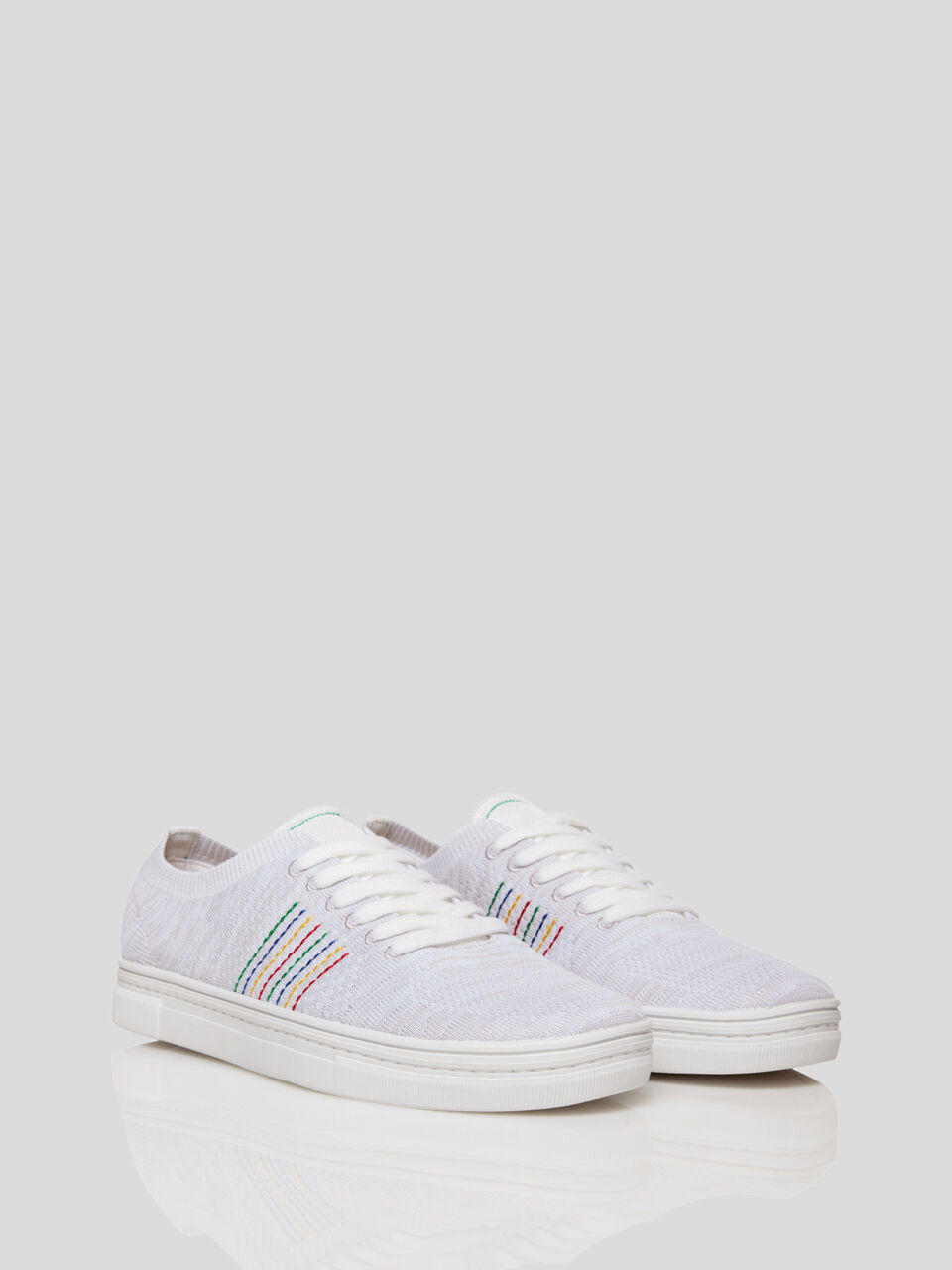 Sneakers knit avec lacets image number 1