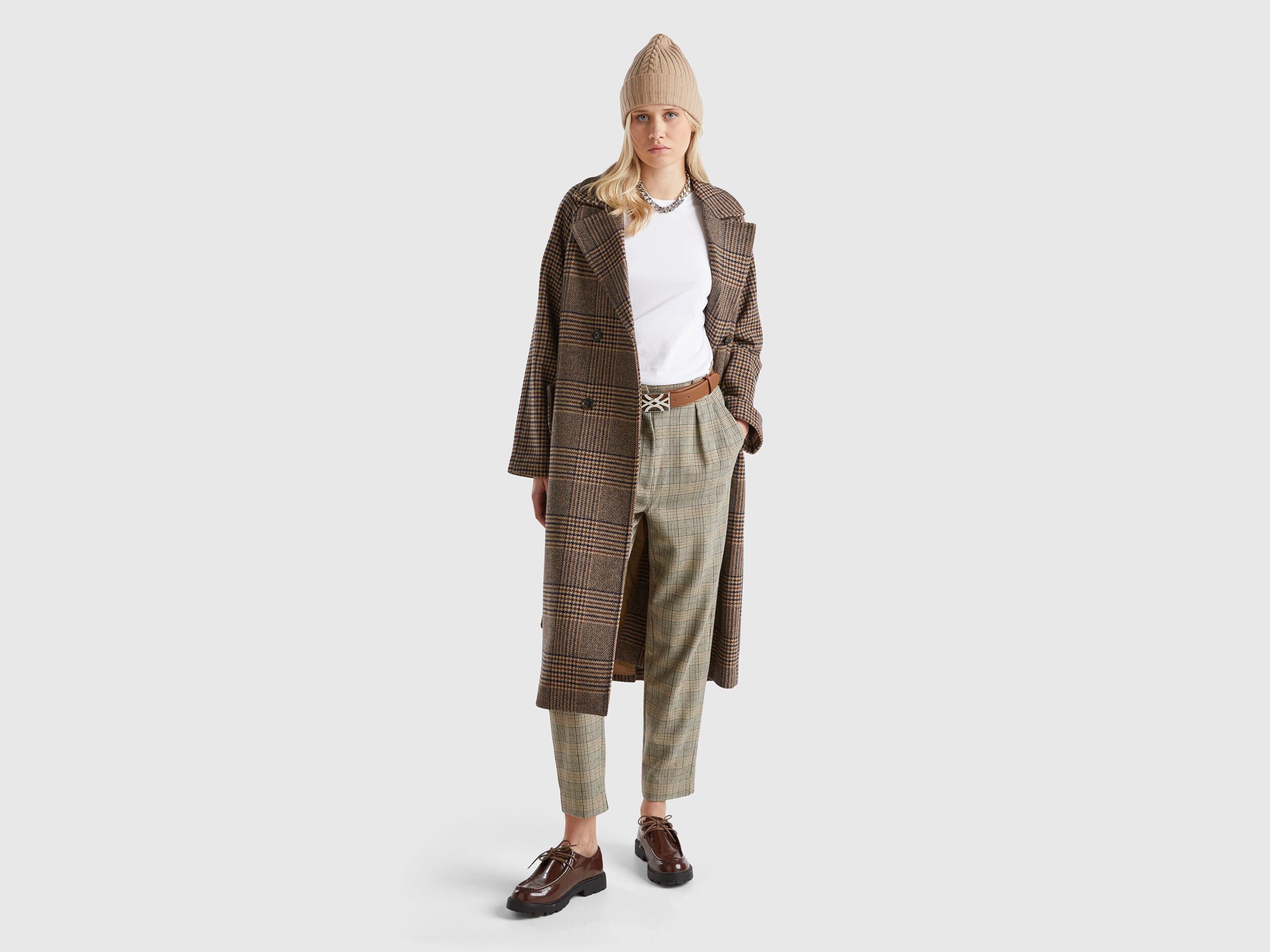 Pantalon benetton femme on sale