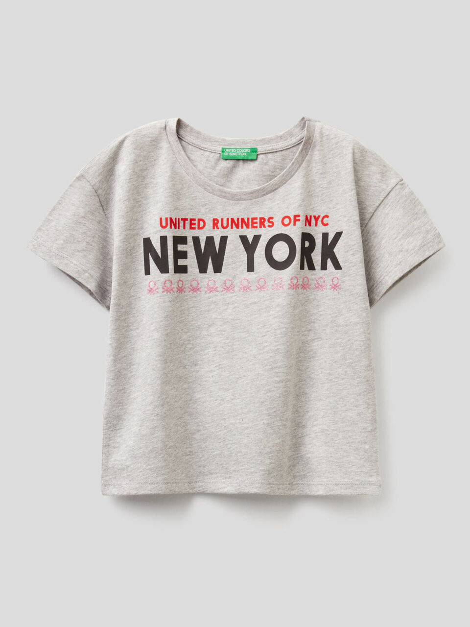 T-shirt coupe boxy en pur coton image number 1