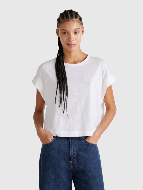T-shirt coupe carrée Femme