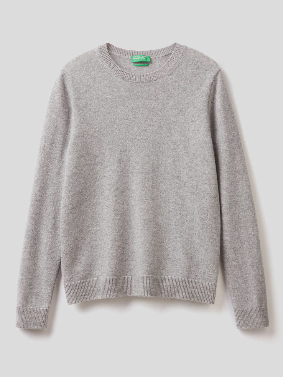 Pull col rond en pur cachemire image number 1