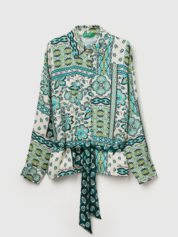 Chemise à imprimé bandana Femme