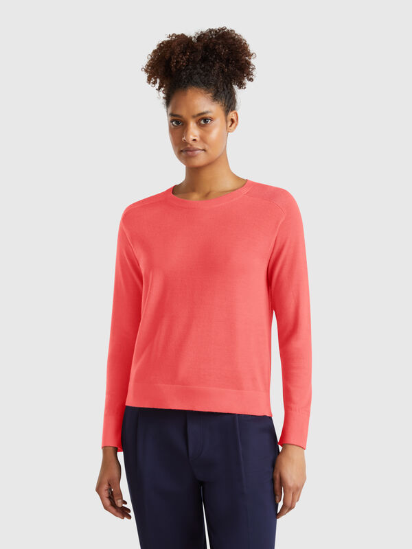 Pull en pure laine mérinos Femme
