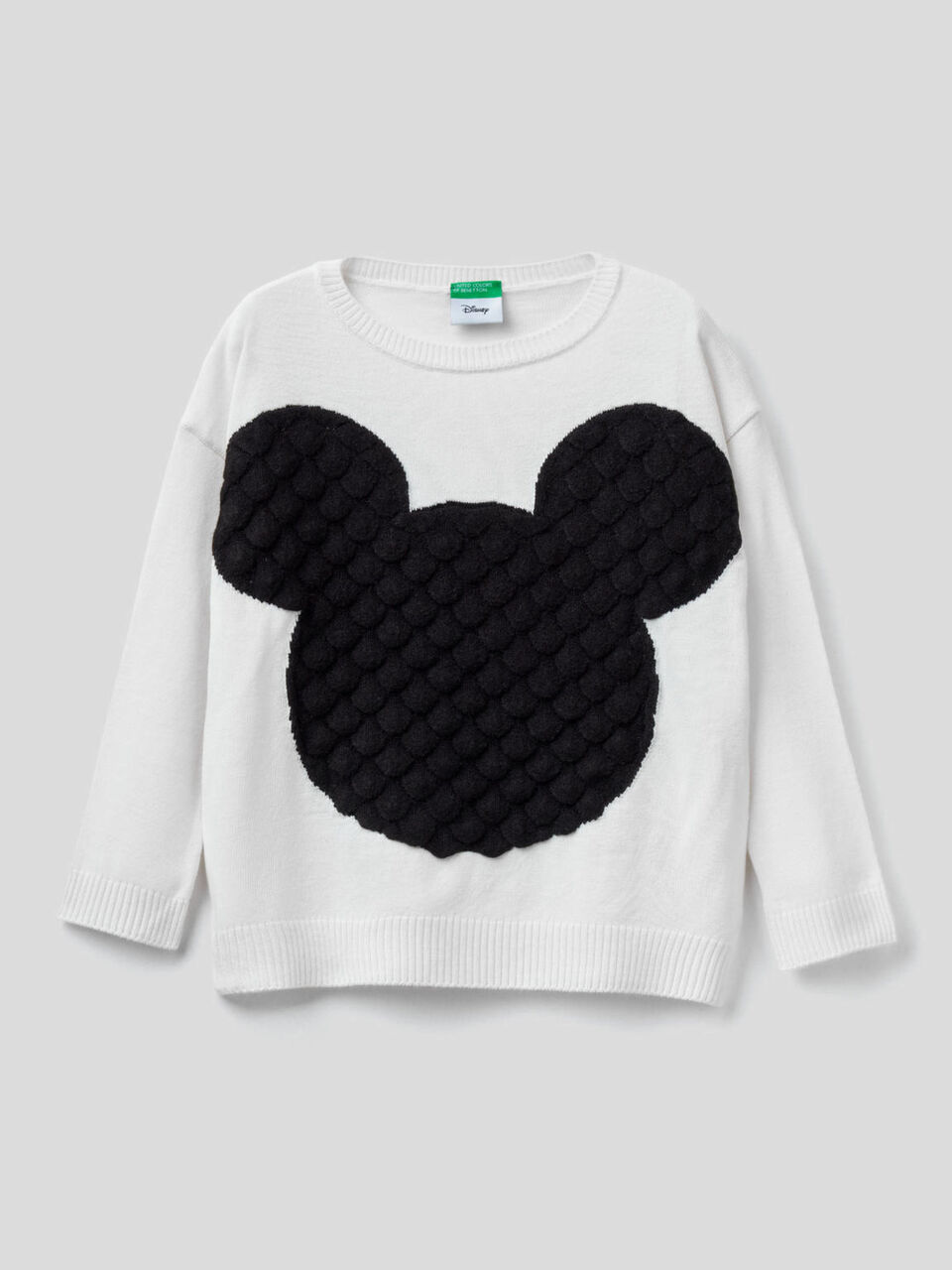 Pull à intarsia Mickey en relief image number 1