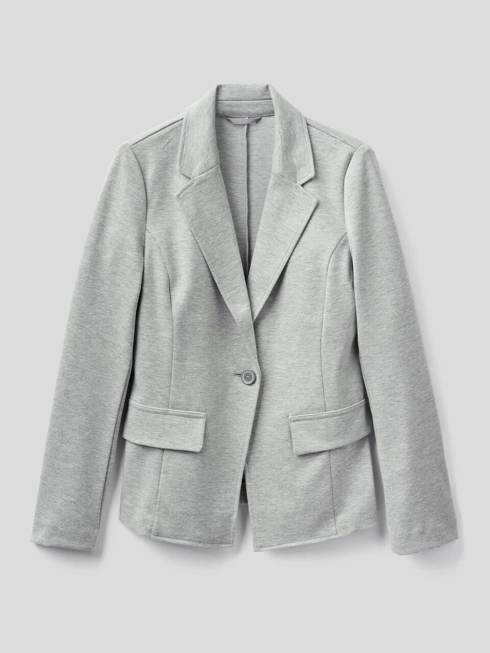 Blazer en coton mélangé stretch image number 1