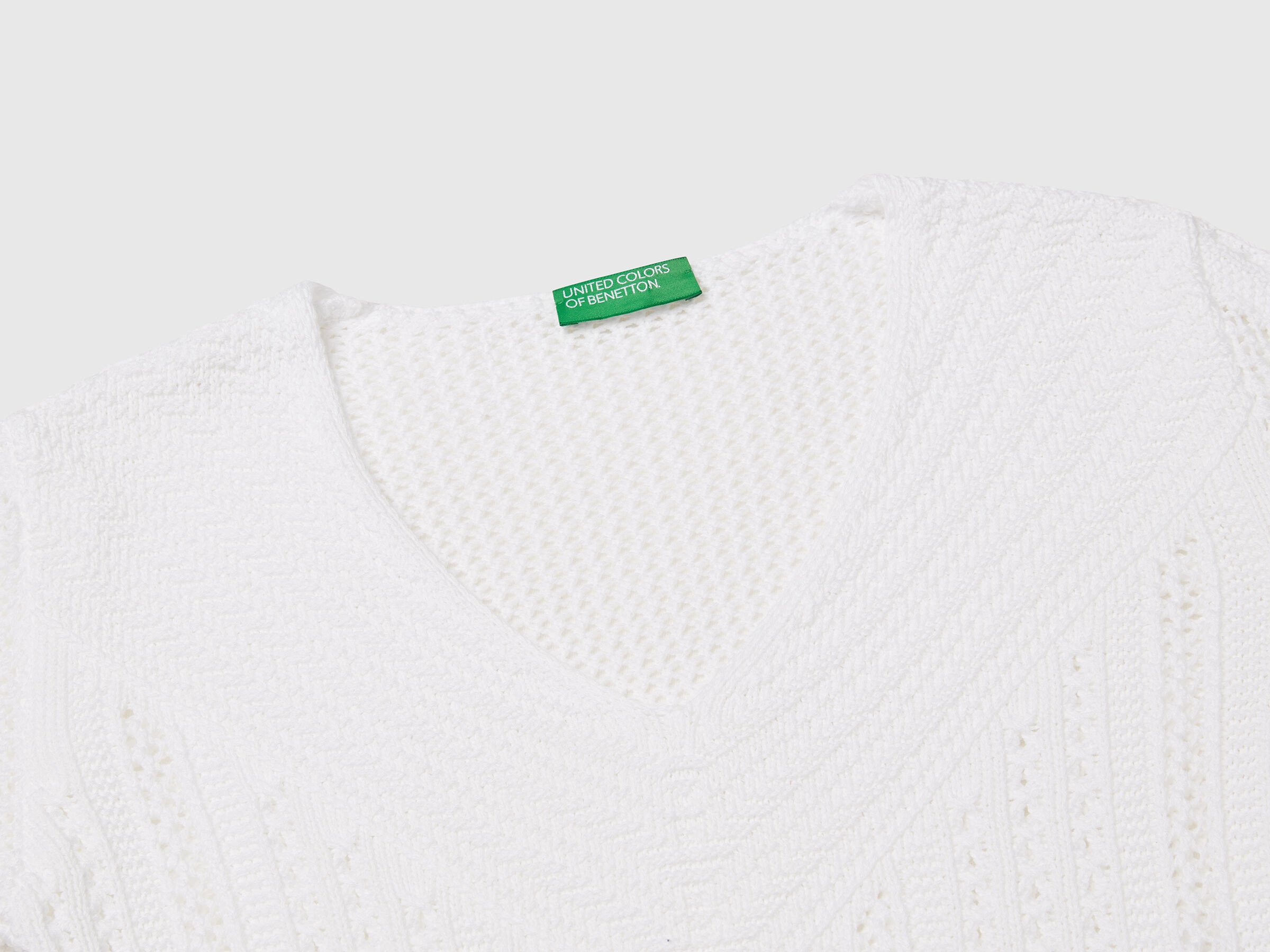 V NECK SWEATER H/S Femme image number 5