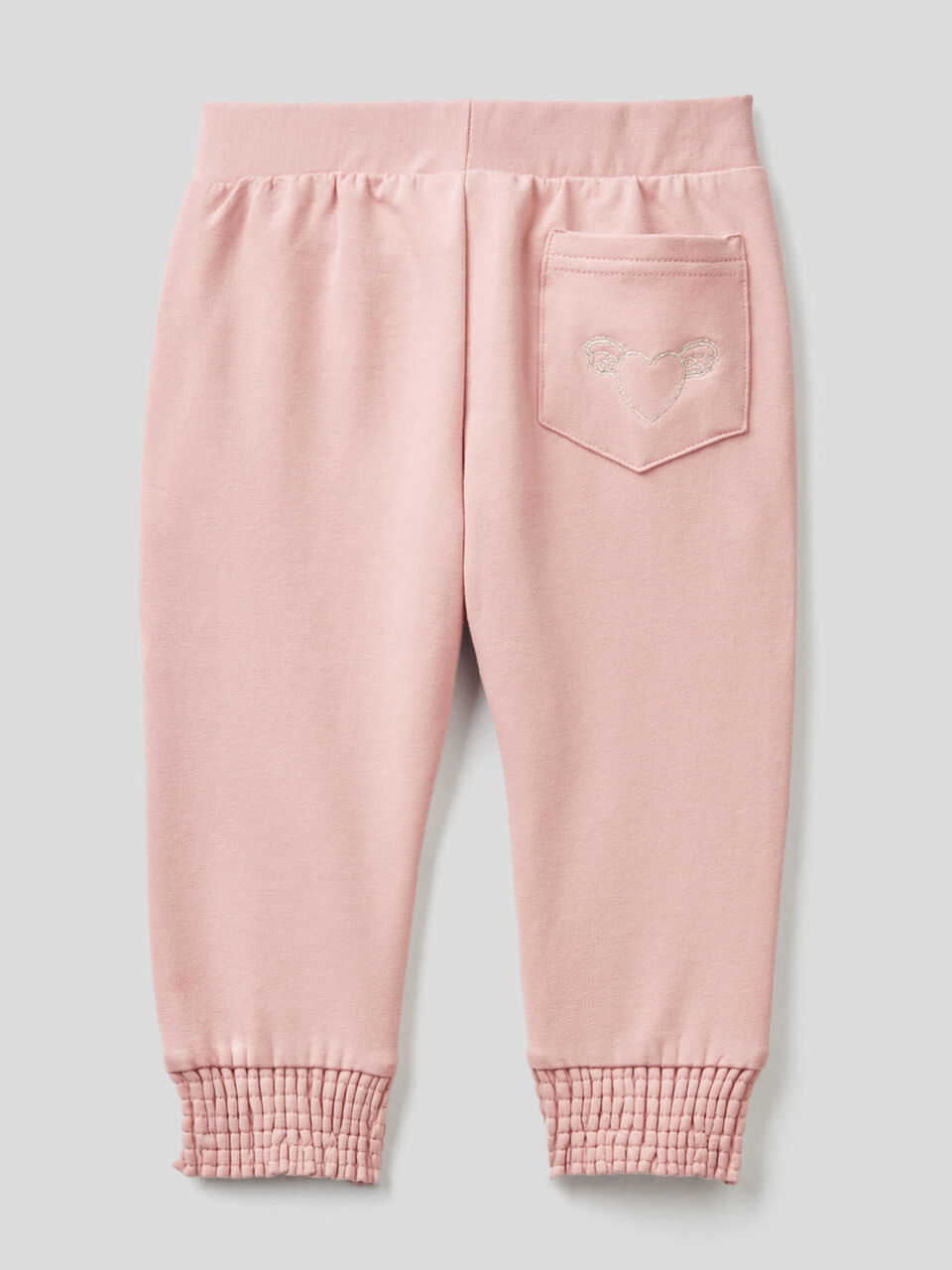 Pantalon en molleton de coton bio stretch image number 2