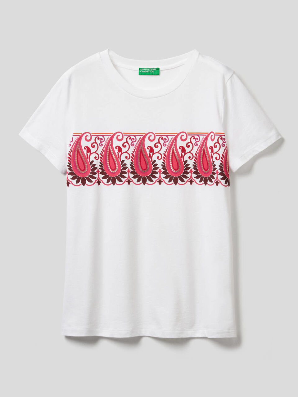 T-shirt avec bande imprimée image number 1