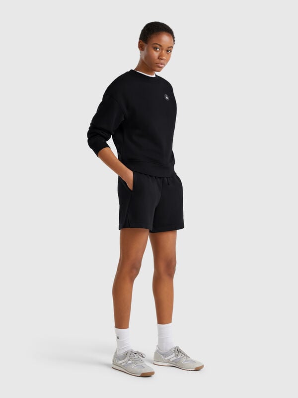 Short avec élastique logotypé Femme