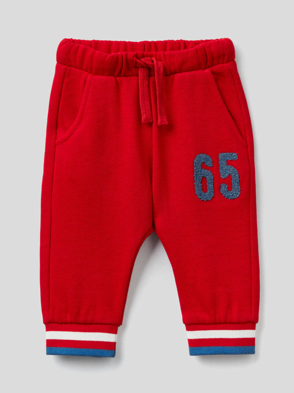 Pantalon en molleton avec broderie image number 1