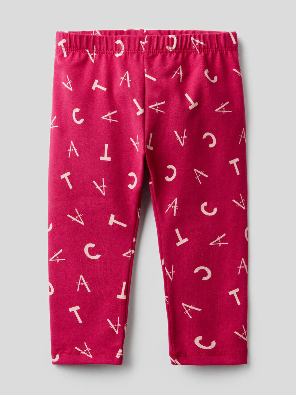 Legging imprimé en coton stretch image number 1