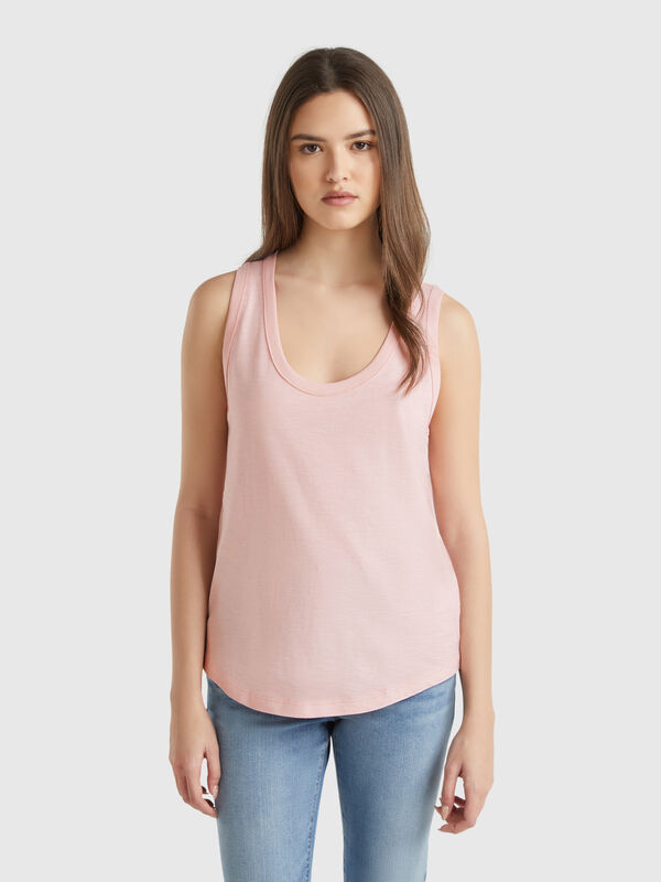 Débardeur en coton léger Femme