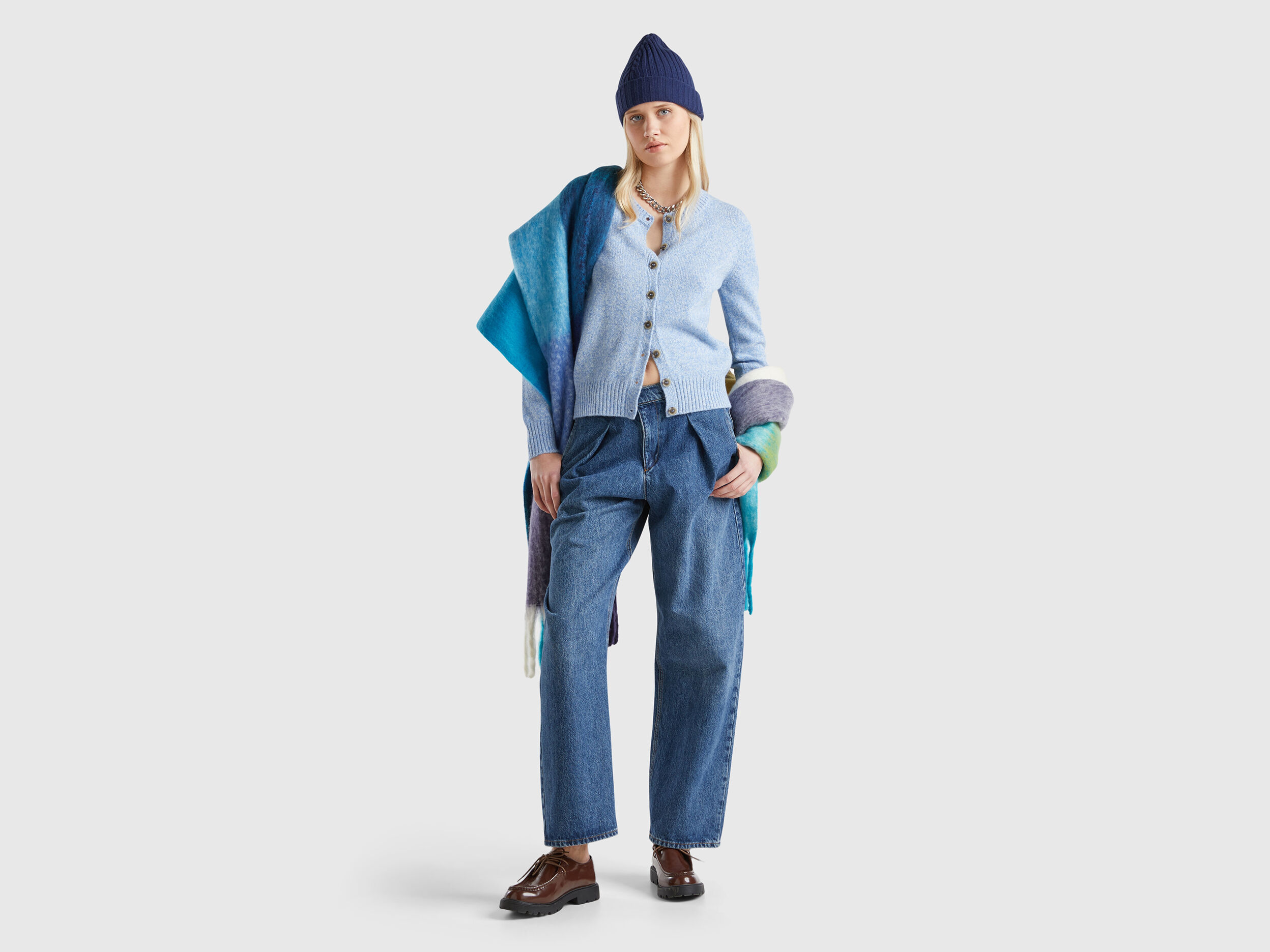 Gilet shetland femme online