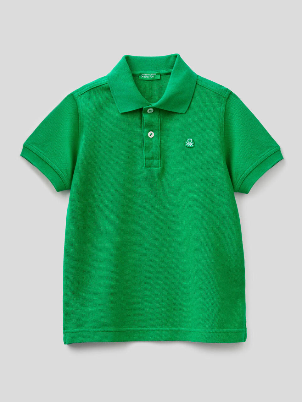 Polo en pur coton piqué image number 1