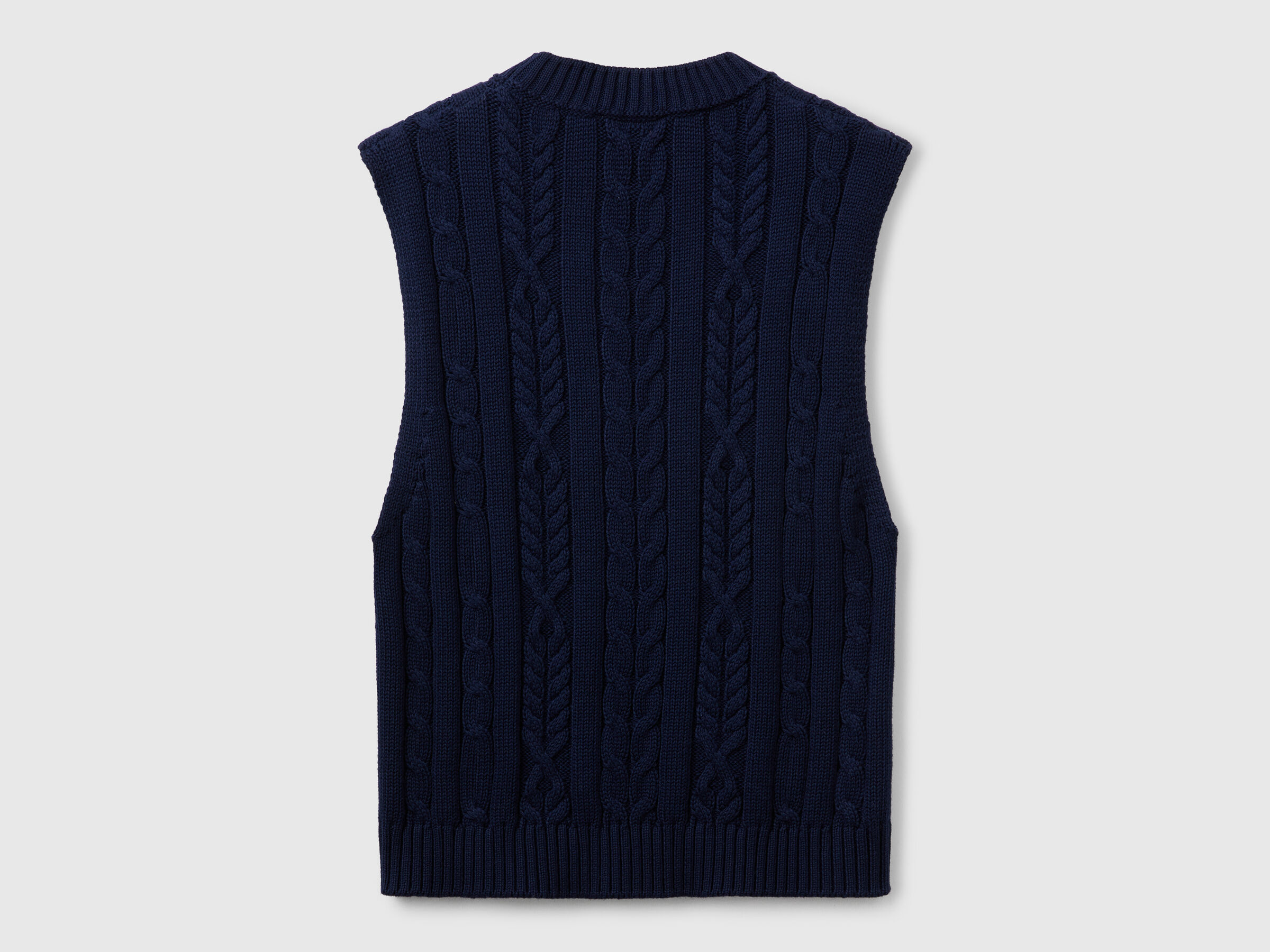 SLEEVELESS SWEATER Femme image number 4