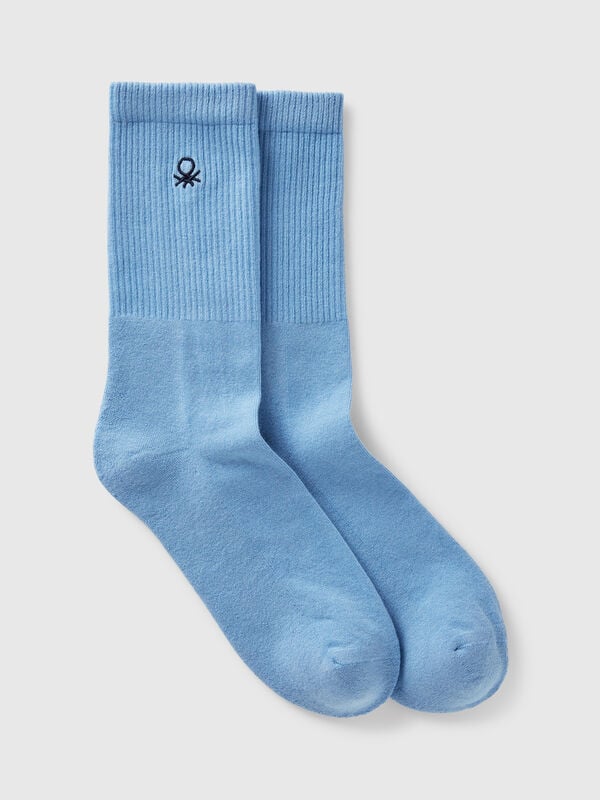Chaussettes de sport en coton mélangé stretch