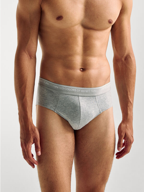Slip en coton extensible Homme