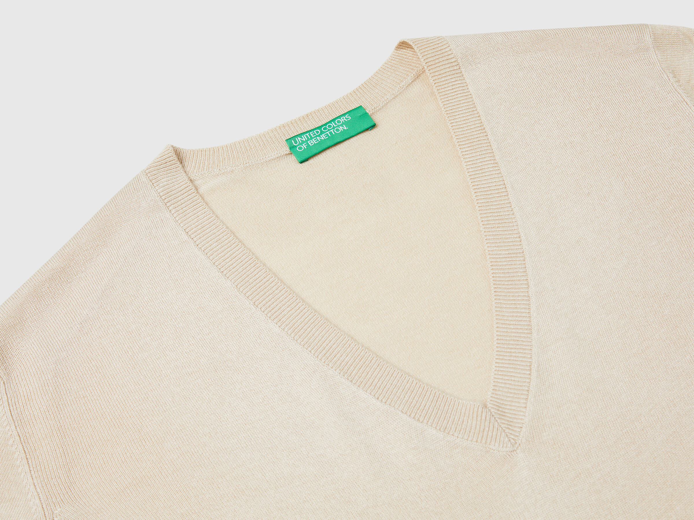 V NECK SWEATER L/S Femme image number 5