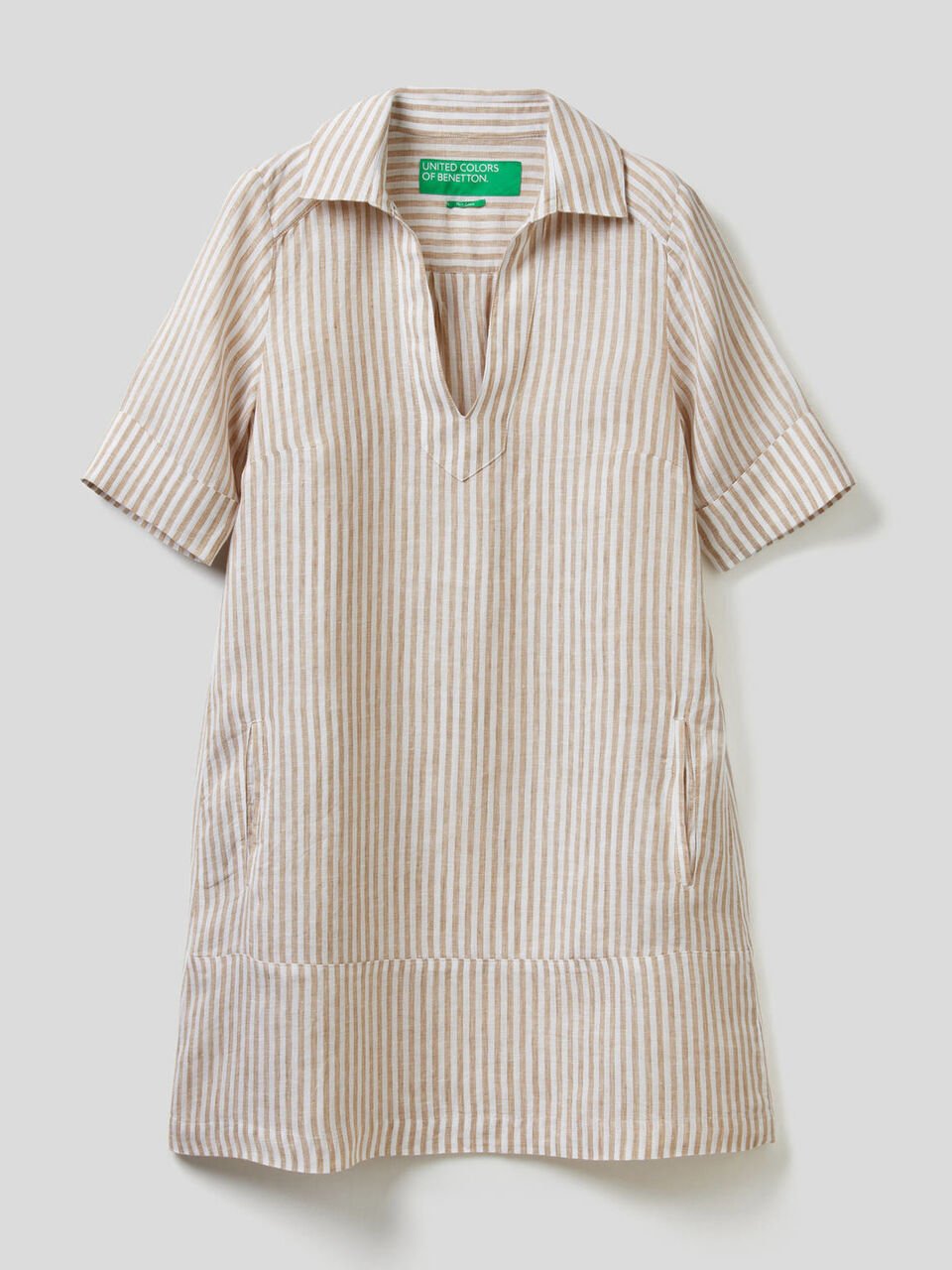 Robe courte 100% lin image number 1