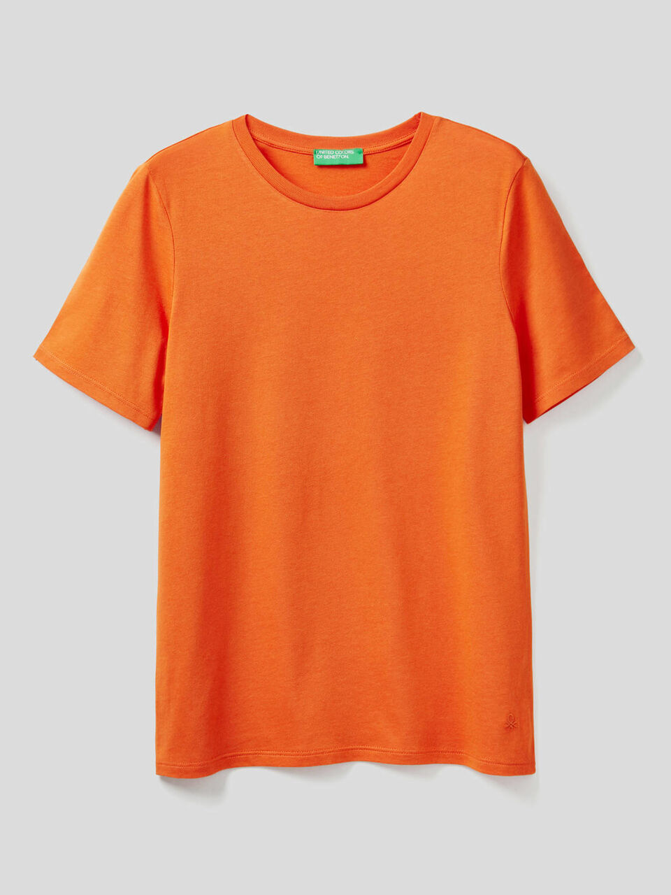 T-shirt uni col rond image number 1