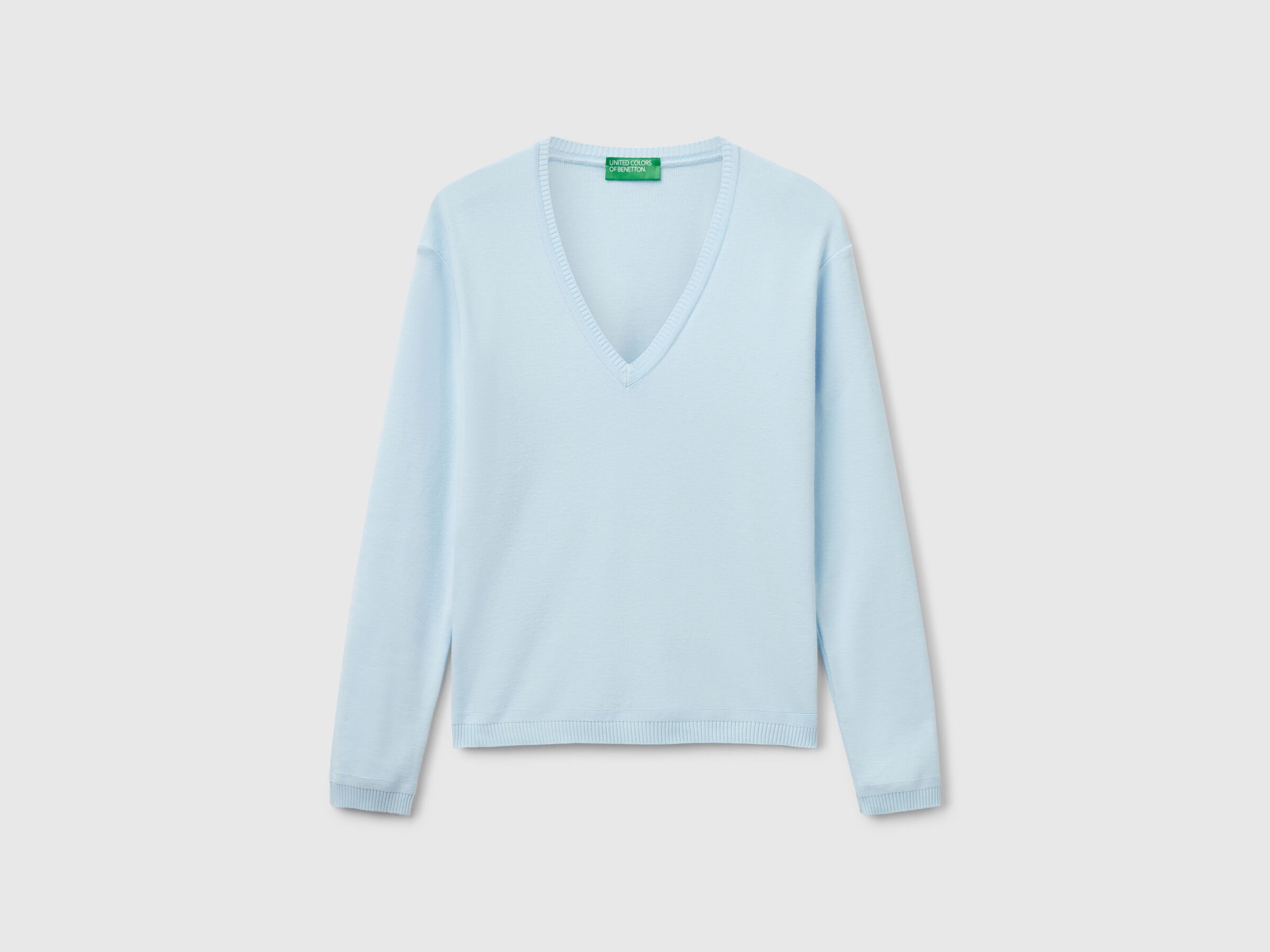V NECK SWEATER L/S Femme image number 3