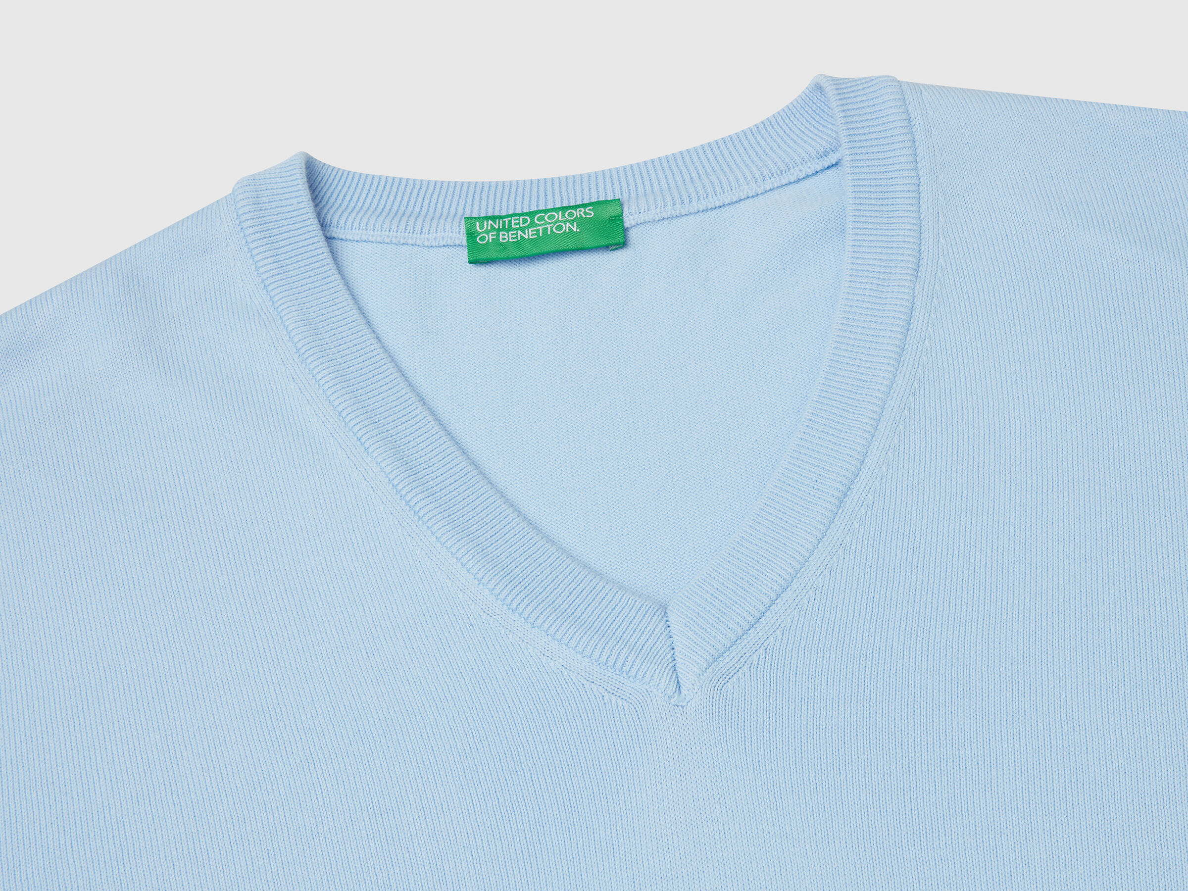 V NECK SWEATER L/S Homme image number 5